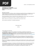 Carta Oficial