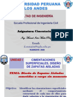 SEMANA 02 - A Predimensionamiento y Considerasiones para El Diseño de Zapatas Aisladas PDF