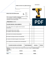 AUS-HSE-32 Check-List-Taladro Manual