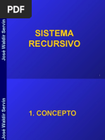 Sistema Recursivo Actualizado.