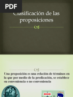 G 2. 3 Clasificación de Las Proposiciones