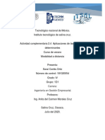 2.4 Aplicaciones de Matrices y Determinantes