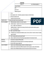 Lesson Plan: Subject Science Class - Viii No. of Periods Required: 5 Lesson To Be Taught My Focus