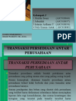 Kelompok J Transaksi Persediaan Antarperusahaaan