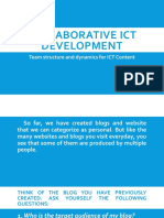 Collaborative Ict Development: Team Structure and Dynamics For ICT Content