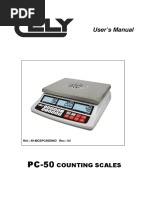 User's Manual: Counting Scales