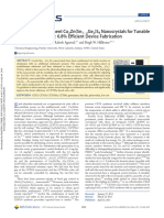 Earth Abundant Element Cu2Zn (Sn1 Xgex) S4 Nanocrystals For Tunable Band Gap Solar Cells