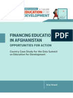 Financing Education in Afghanistan