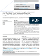 B12.Knowledge and Perceptions About COVID-19 Among The Medical and Allied Health Science Students in India