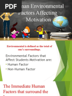 Human Environmental Factors Affecting Report