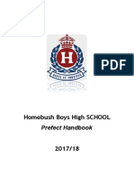 Homebush Boys High SCHOOL: Prefect Handbook