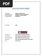 BEAM SUPPORT Calculation