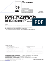 Service Manual: KEH-P4830R