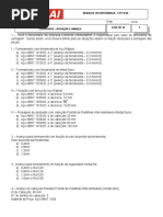 Exercícios - Rotação e Avanço