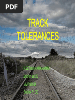 Track Tolerances: Neethu Narayanan B060128CE Murshid B060471CE