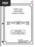 TH 1048C TH 1056C Front Axle Spicer Clark-Hurth 213 53 Axle 7-229-871 Steering Cylinder PDF