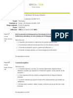 Examen Módulo 6 Convivencia Escolar