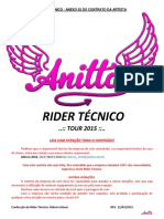 Rider Tecnico Show Anitta