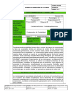 Syllabus Fundamentos de Contabilidad