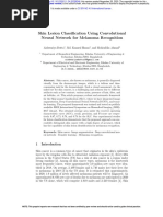 Skin Lesion Classification Using Convolutional Neural Network For Melanoma Recognition