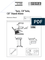 Sirona C8+ Dental Unit - Maintenance Manual