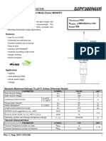 S2PF380N65R: N-Channel 650V Enhancement Mode Power MOSFET