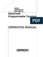 Hand-Held Programmable Terminal: Operation Manual