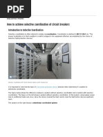 How To Achieve Selective Coordination of Circuit Breakers - EEP