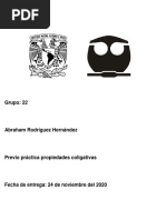 Cuestionario Previo Propiedades Coligativas P6 ARH PDF