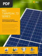 Rec Twinpeak 72 Series: Premium Solar Panels With Superior Performance