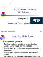 Chapter 3 Numerical Descriptive Measures