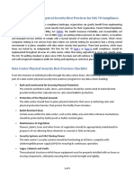 Data Center Physical Security Best Practices Checklist PDF