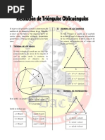 Resolucion de Triángulos Oblicuangulos PDF