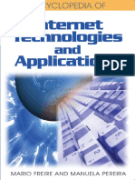 Encyclopedia of Internet Technologies and Applications PDF