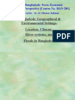 Bangladesh: Geographical & Environmental Settings-Location, Climate, River Systems, and Floods in Bangladesh