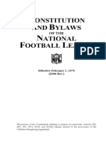 NFL Bylaws PDF