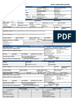 Auto Loan Application