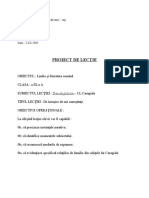 Proiect de Lec Ie - Tren de Placere (Final)