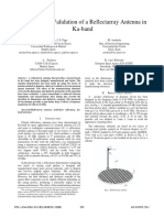 Experimental Validation of A Reflectarray Antenna in Ka-Band