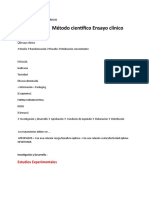 Metodo Cientifico Ensayo Clinico