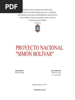 Proyecto Nacional Simon Bolivar