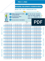 Hoja de Respuestas para Practicar Proedumed VF5 PDF