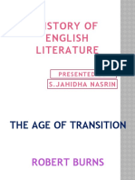 History of English Literature: S.Jahidha Nasrin