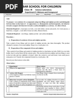 Exp - 5 Mixture and Compound