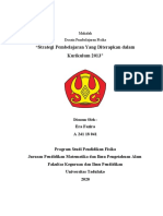 Makalah Desain Strategi Pembelajaran