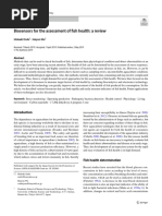 Biosensors For The Assessment of Fish Health: A Review: Hideaki Endo Haiyun Wu