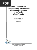 VIIRS Land Surface Temperature (LST) Science Processing Algorithm (LST - SPA) User's Guide