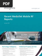 TechInsights Mediatek RF Product Brief PDF