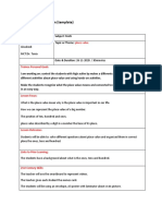 Appendix 1: Lesson Plan (Template) : Trainee Personal Goals