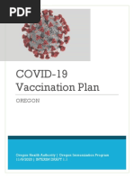 COVID 19 Vaccination Plan Oregon